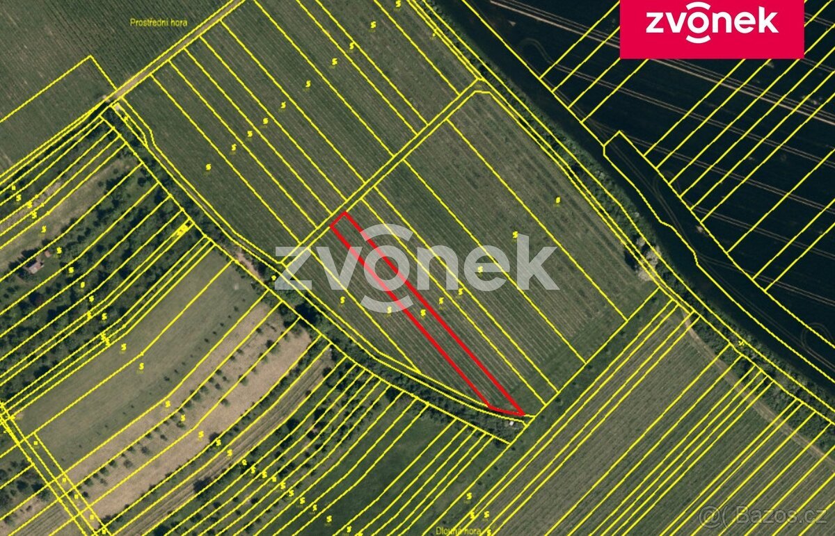 Prodej specifického pozemku 1 491 m², Uherské Hradiště - Mař