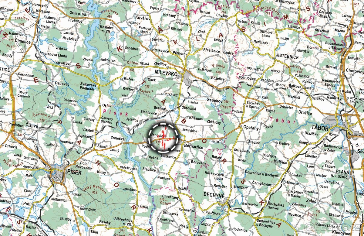 Zemědělská půda, prodej, Křenovice, Písek