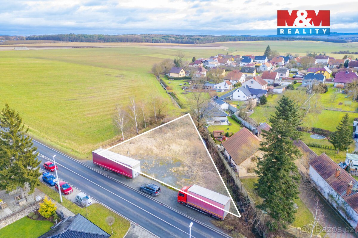 Prodej pozemku k bydlení, 1422 m², Chotěšov