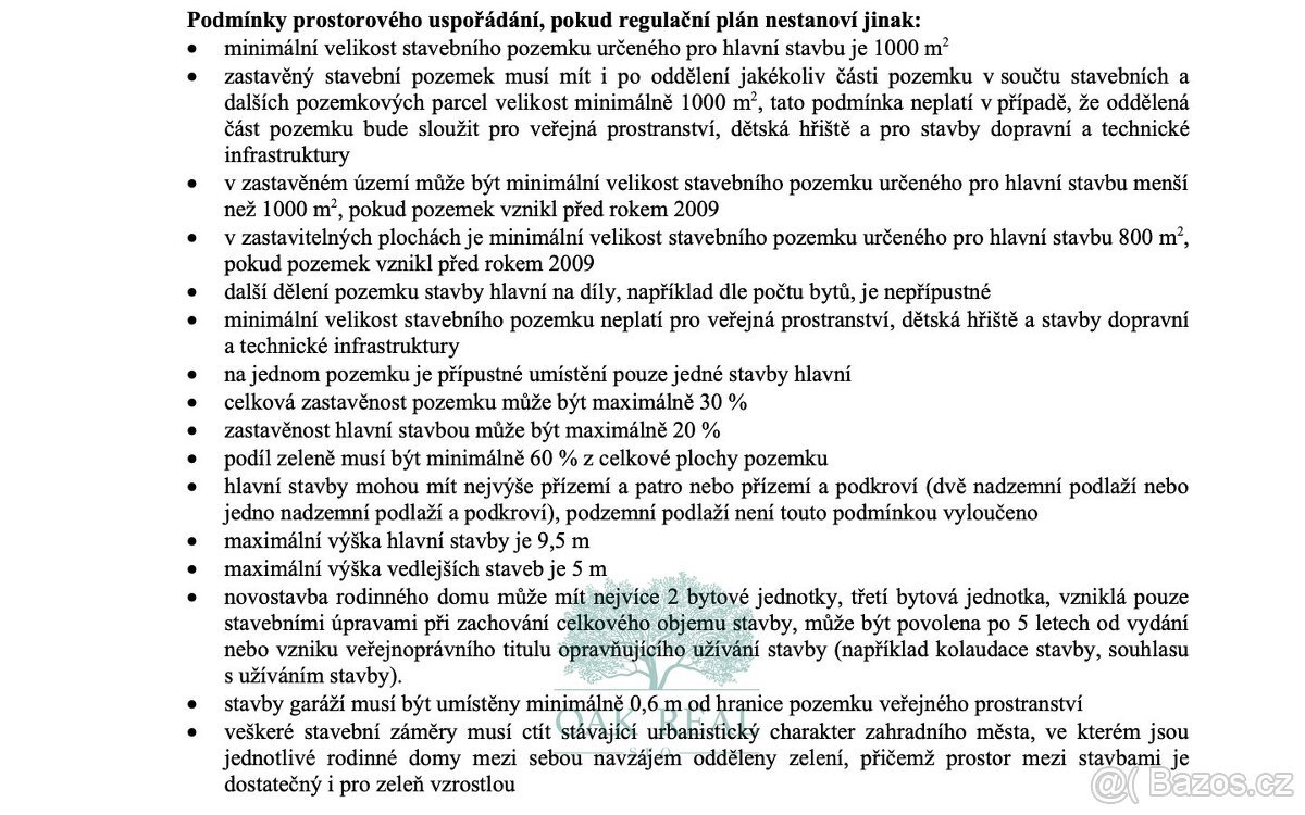 Stavební pozemek 947 m² s dřevěnou chatou v klidné vilové čt