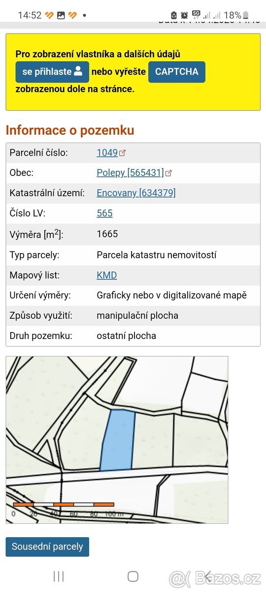 Zahrada,pozemek..