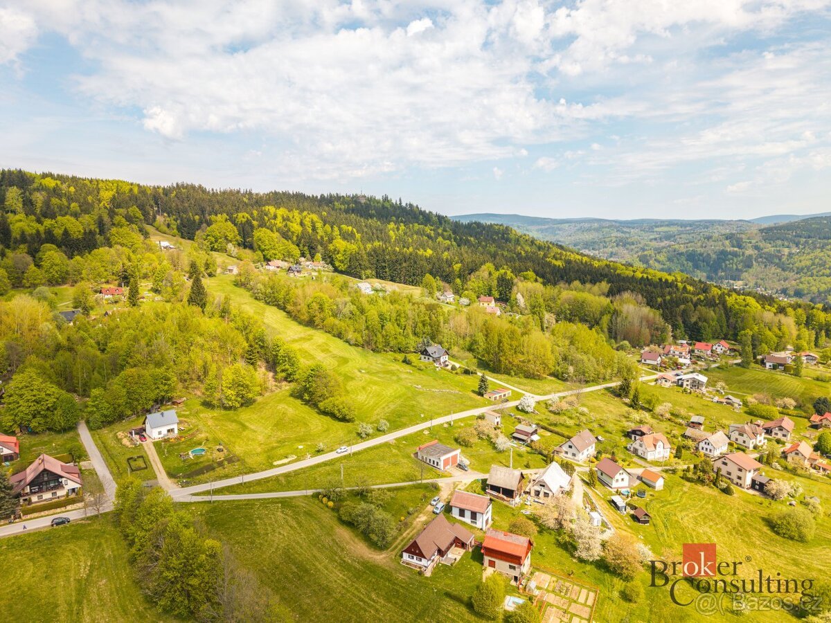Prodej, pozemky/bydlení, 2523 m2, Velké Hamry , Jablonec nad