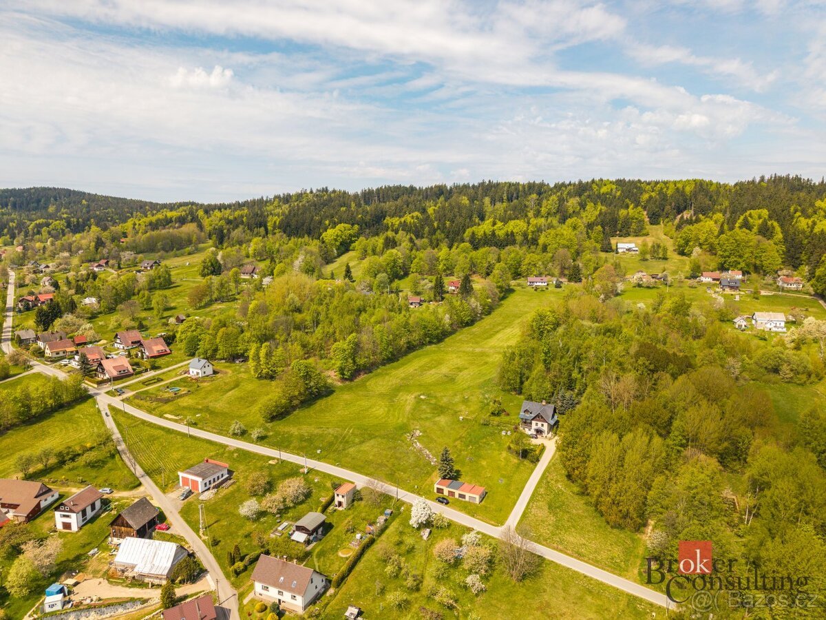 Prodej, pozemky/bydlení, 2523 m2, Velké Hamry , Jablonec nad
