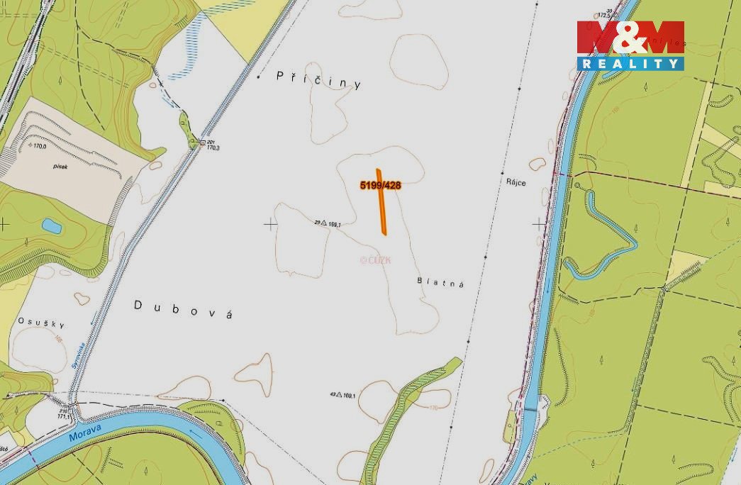 Prodej pole, 418 m², Bzenec