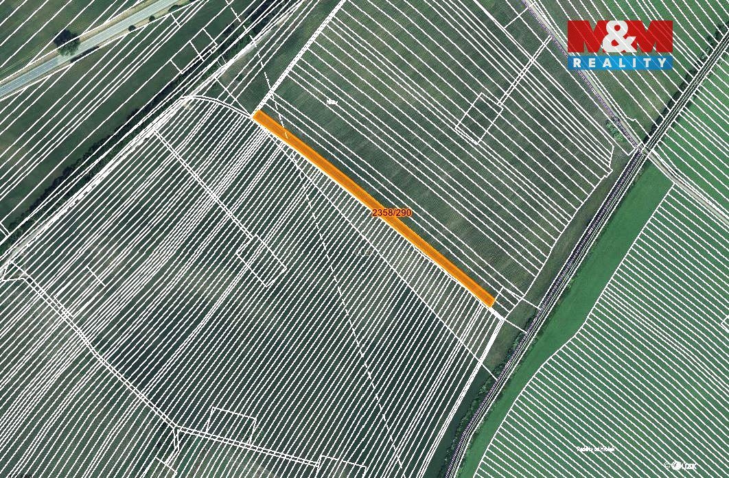 Prodej pole, 243 m², Hrušky