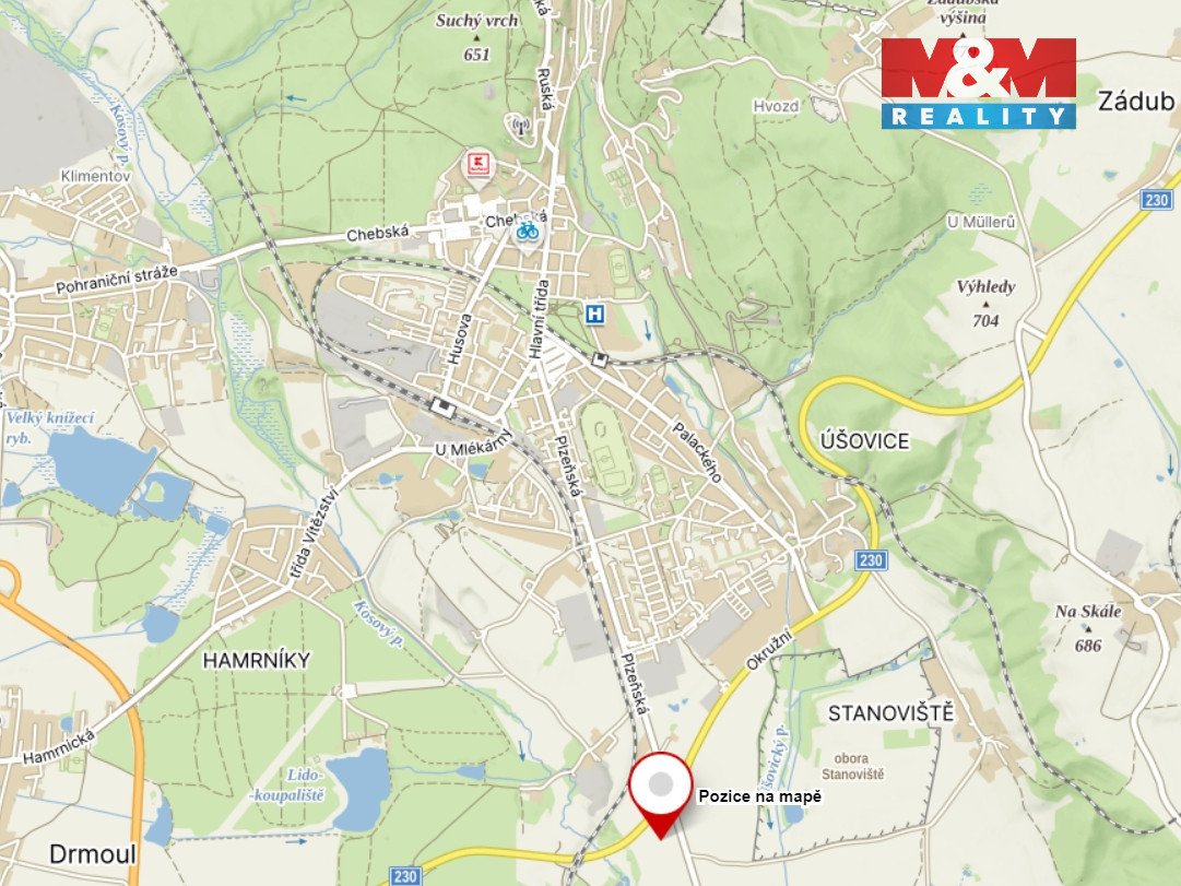 Prodej komerčního pozemku, 26913 m², Mariánské Lázně