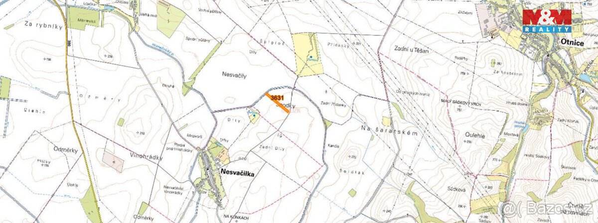 Prodej pole, 25.490 m², Žatčany