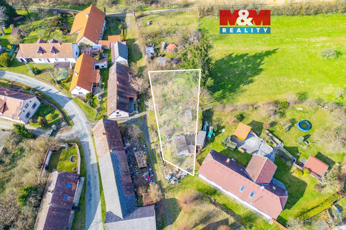 Prodej pozemku k bydlení, 559 m², Chanovice