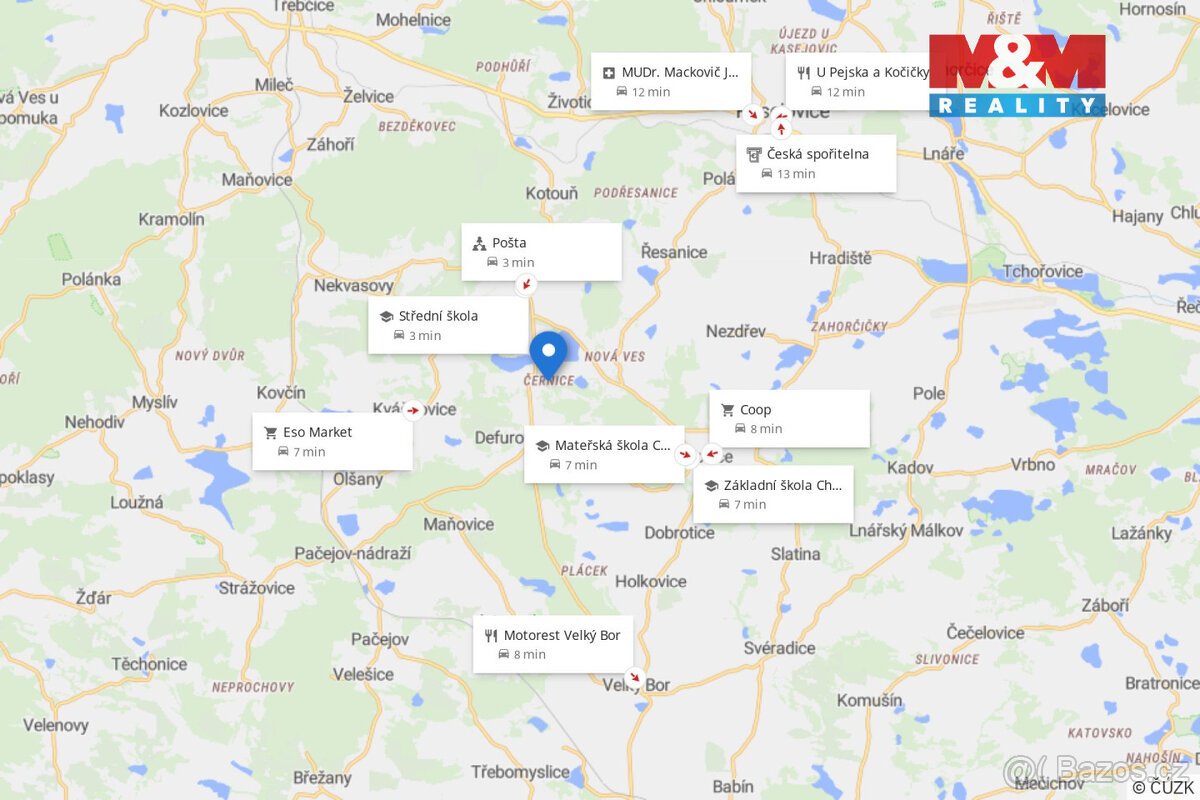 Prodej pozemku k bydlení, 559 m², Chanovice