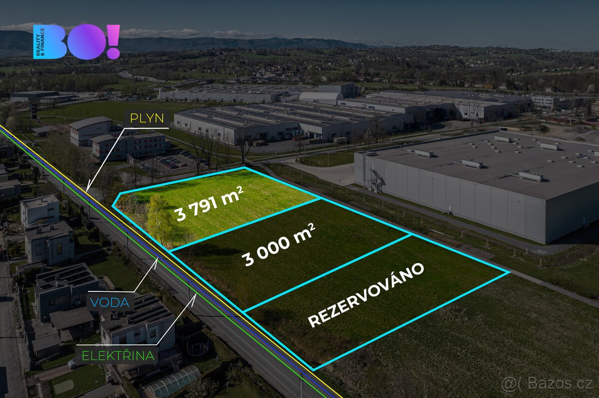 Prodej komerčního pozemku 3791 m², Český Těšín