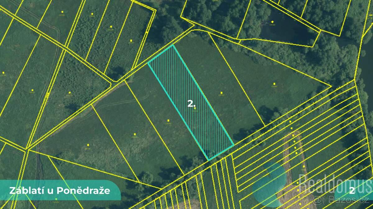 Trvalý travní porost 4195 m² – Záblatí u Ponědraže (LV 358)