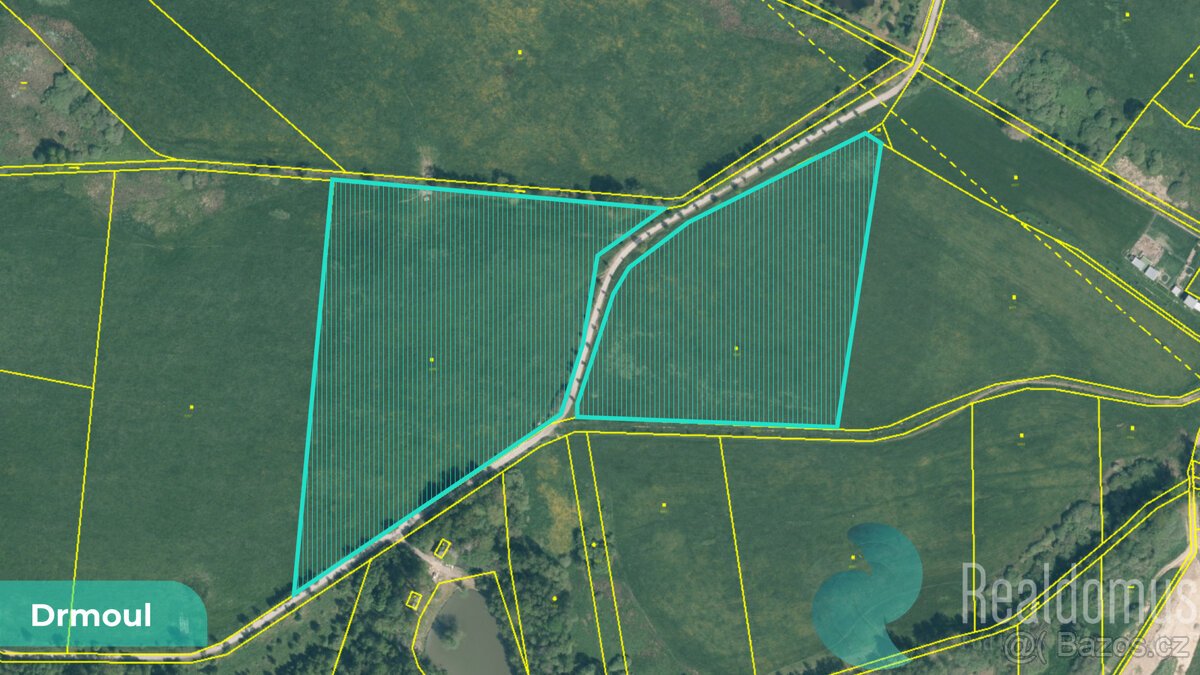 Trvalý travní porost u Drmoulu – 12559 m² (okr. Cheb)