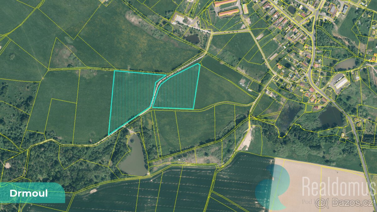 Trvalý travní porost u Drmoulu – 12559 m² (okr. Cheb)
