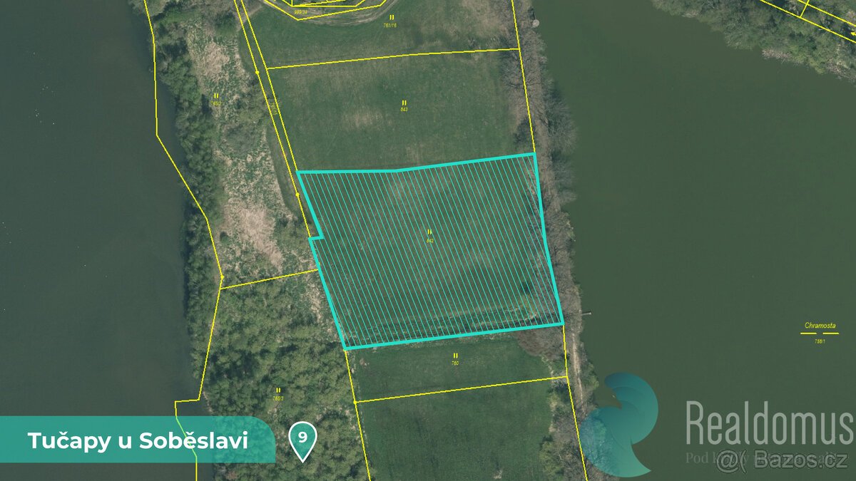 Zemědělská půda 11561 m² – Tučapy u Soběslavi, okres Tábor (