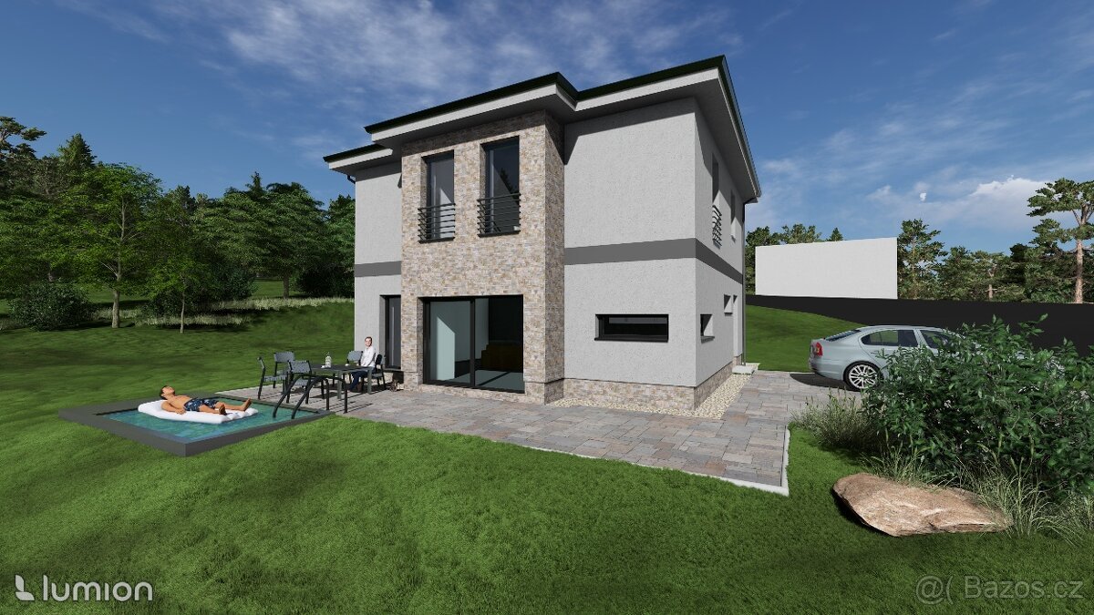 Stavební pozemek s povolením, 1271 m2,Podkopná Lhota, Zlín
