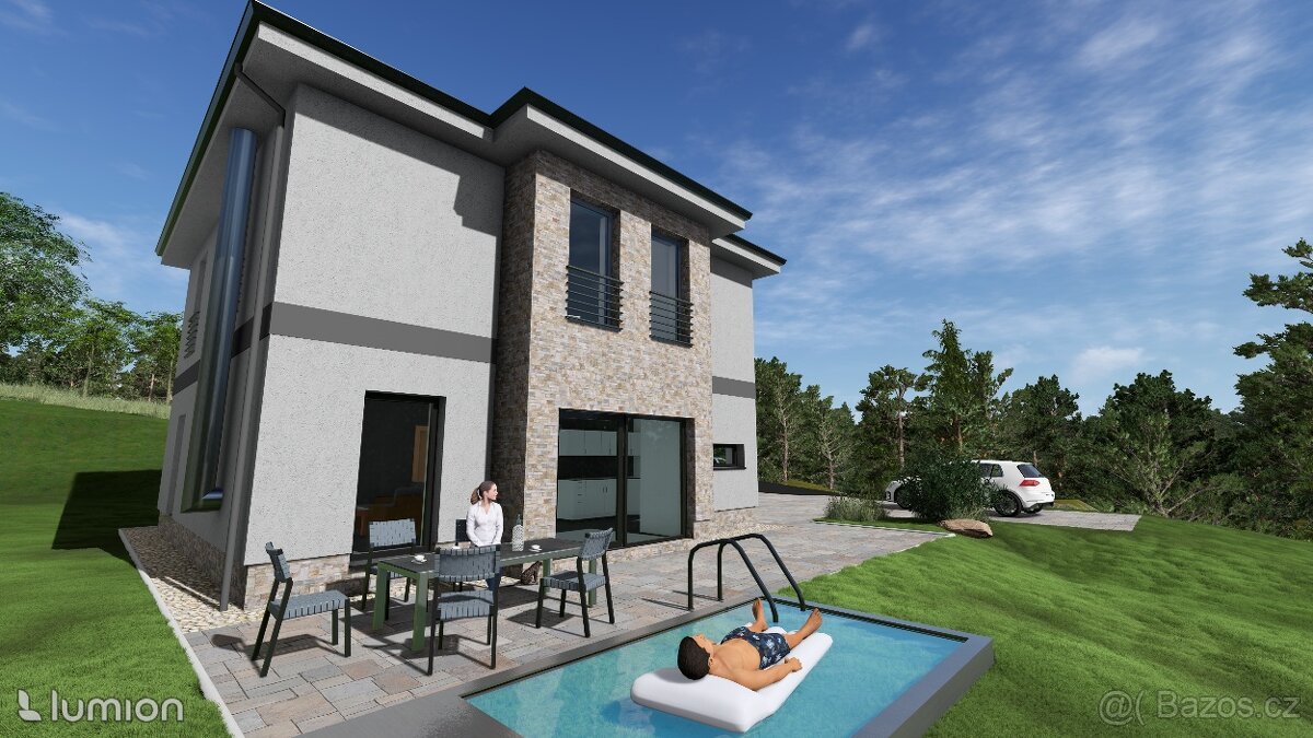 Stavební pozemek s povolením, 1271 m2,Podkopná Lhota, Zlín