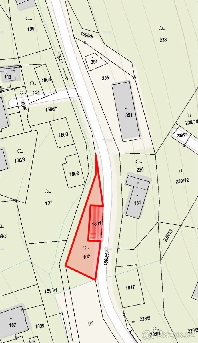 Zahrada Brniště 406m²