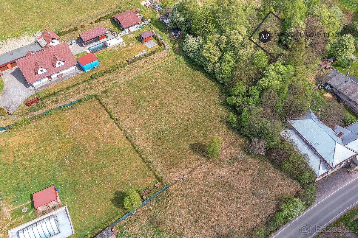 Prodej pozemku 1500 m2, Travná, Horní Bradlo