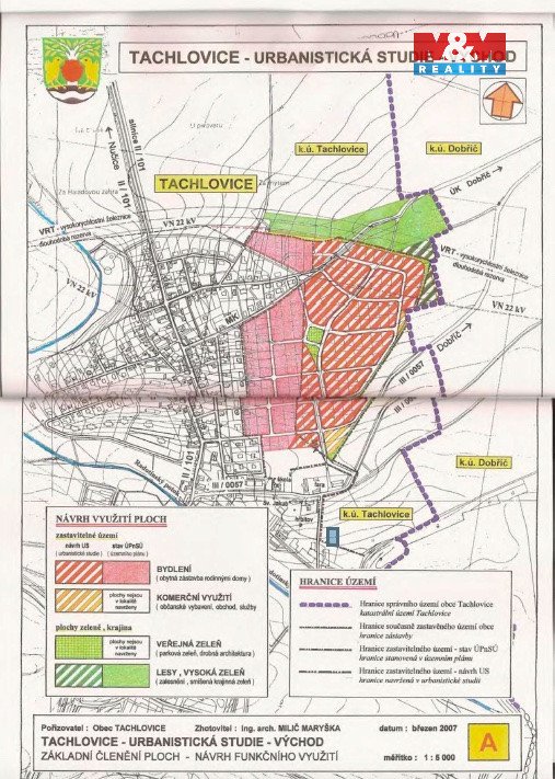 Prodej komerčního pozemku, 36987 m², Tachlovice u Prahy