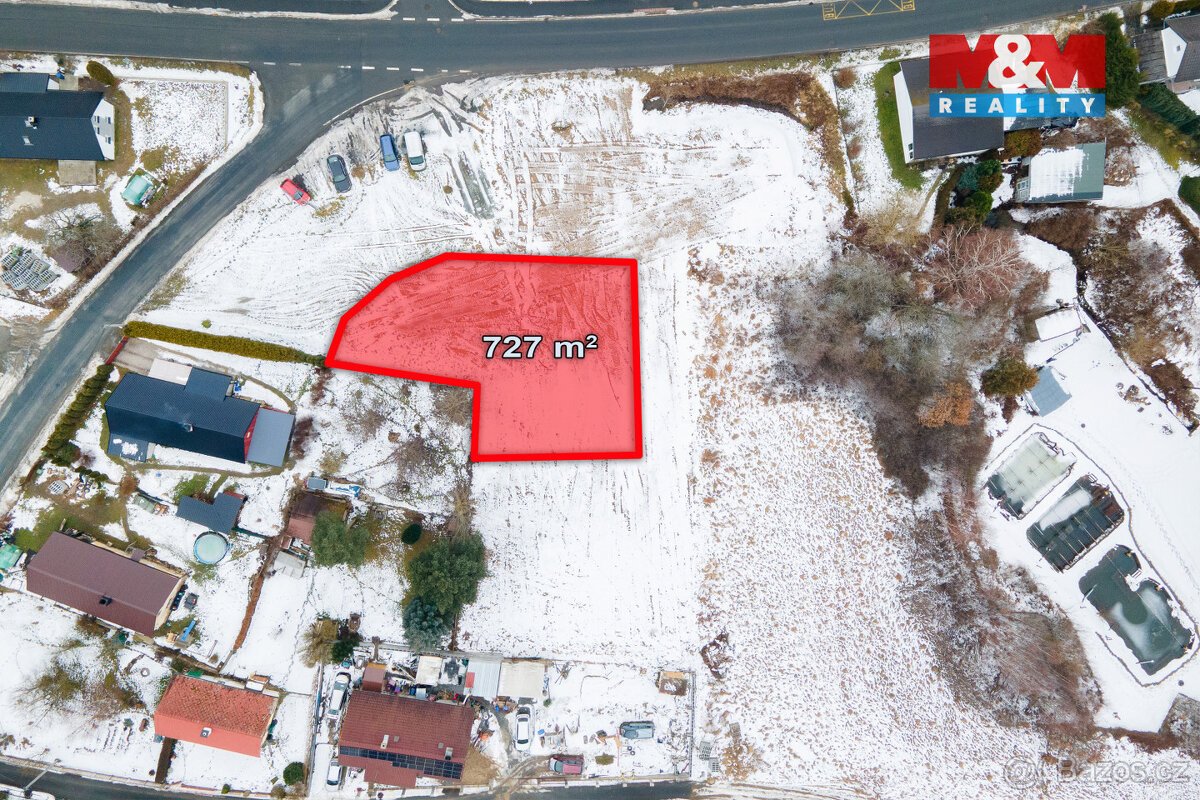 Prodej pozemku k bydlení, 727 m², Bělá nad Radbuzou