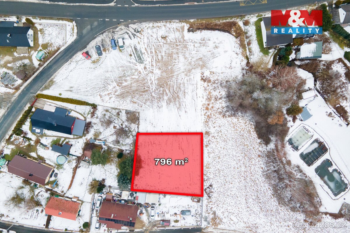 Prodej pozemku k bydlení, 796 m², Bělá nad Radbuzou