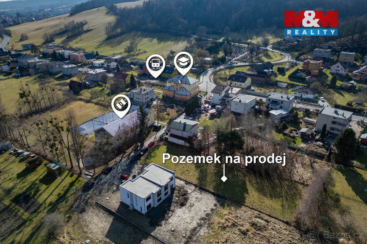 Prodej pozemku k bydlení, 1482 m², Háj ve Slezsku - Smolkov