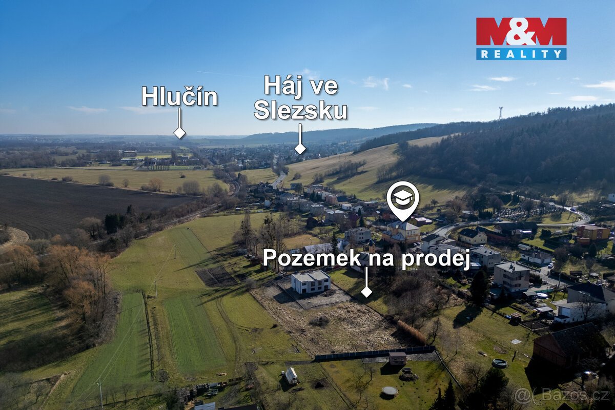 Prodej pozemku k bydlení, 1482 m², Háj ve Slezsku - Smolkov