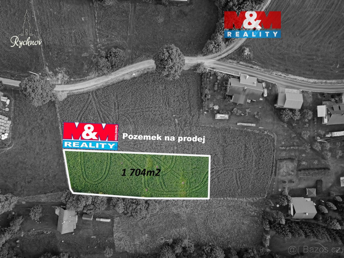 Prodej pozemku k bydlení, 1704 m², České Petrovice