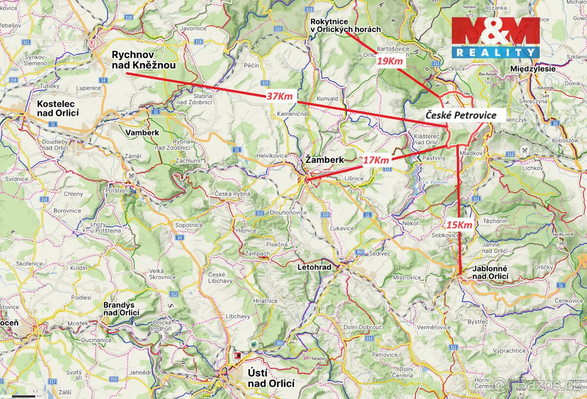 Prodej pozemku k bydlení, 3216 m², České Petrovice