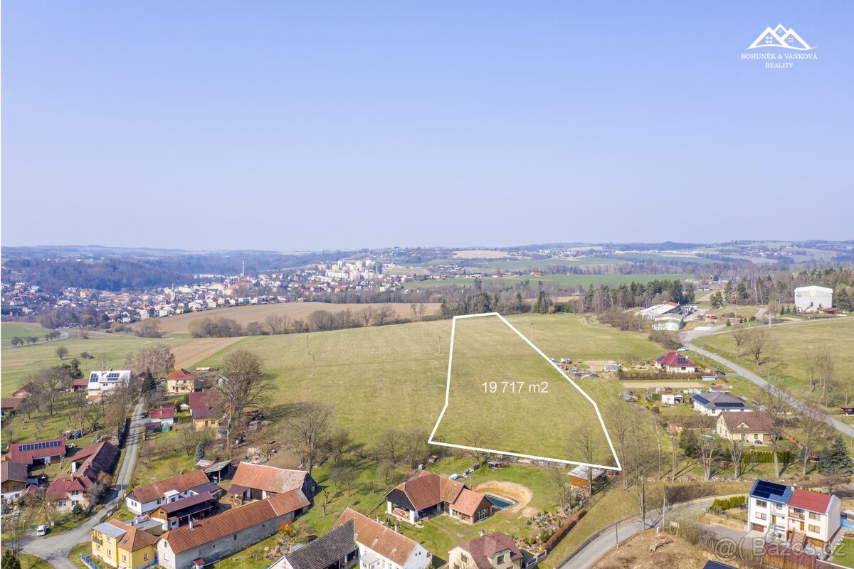 Prodej pozemku, 19717 m2, Ostrov u Ledče nad Sázavou