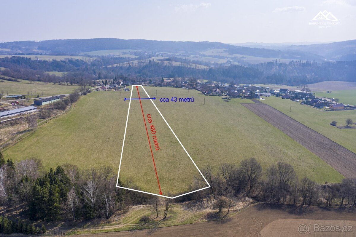 Prodej pozemku, 19717 m2, Ostrov u Ledče nad Sázavou