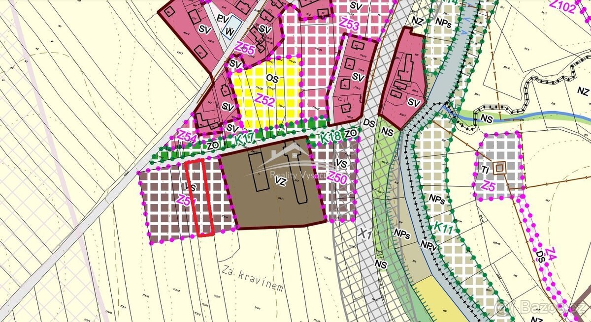 Prodej komerčního pozemku 1 723 m2, Okrouhlice - Babice