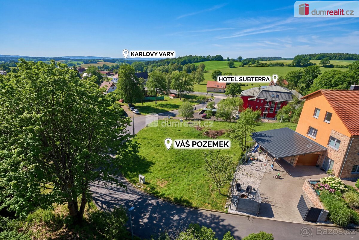 Prodej stavebního pozemku, Ostrov - Horní Žďár, okr. Karlovy