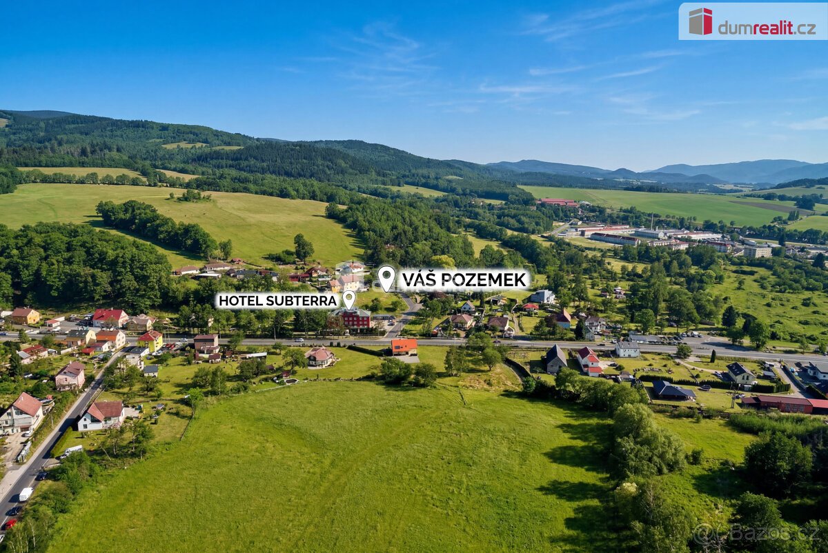 Prodej stavebního pozemku, Ostrov - Horní Žďár, okr. Karlovy