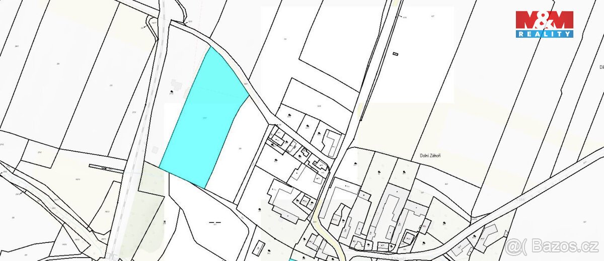 Prodej pozemku k bydlení, 10 988 m², Záhoří u Písku