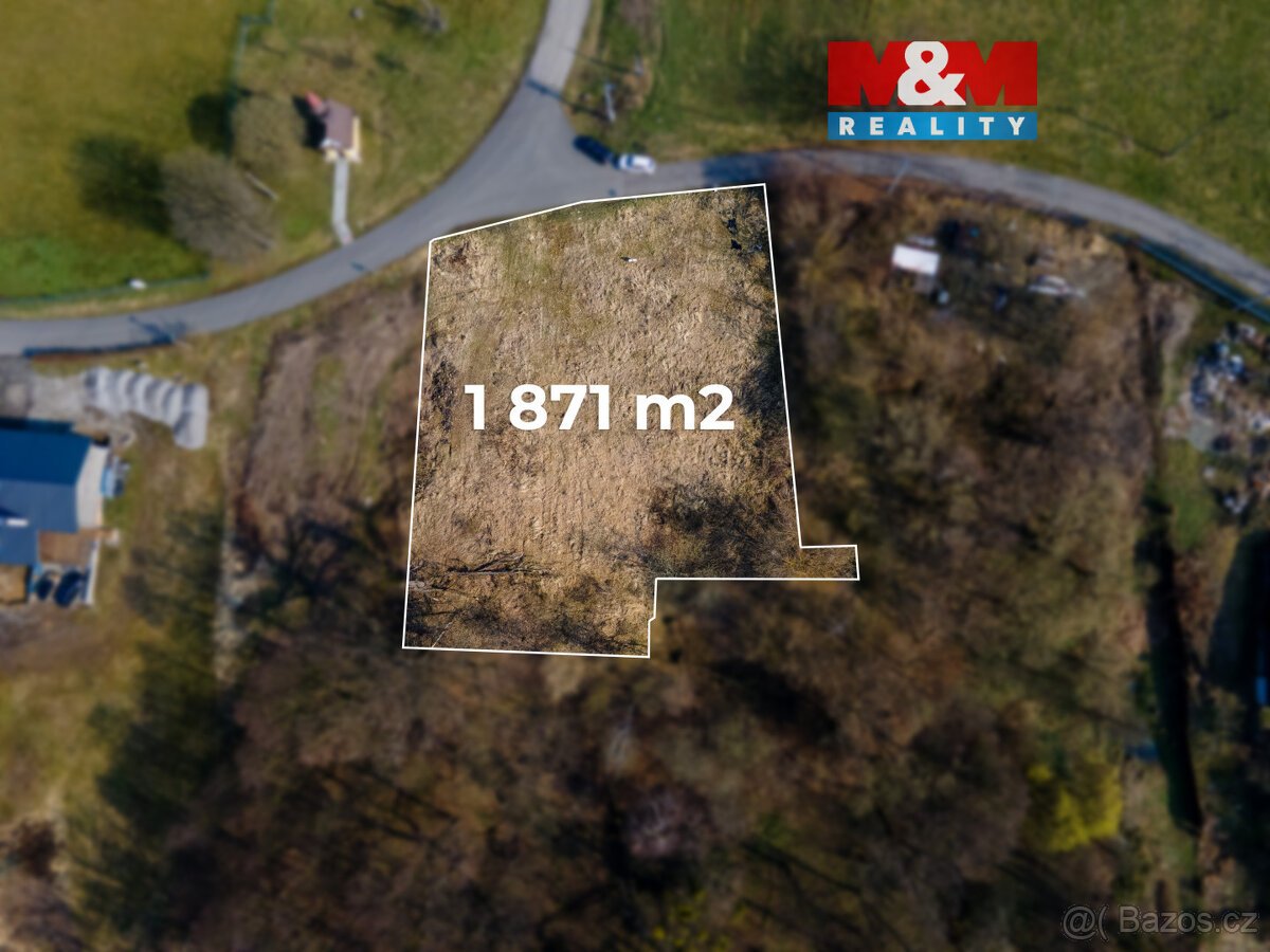 Prodej pozemku k bydlení, 1871 m², Ostrava