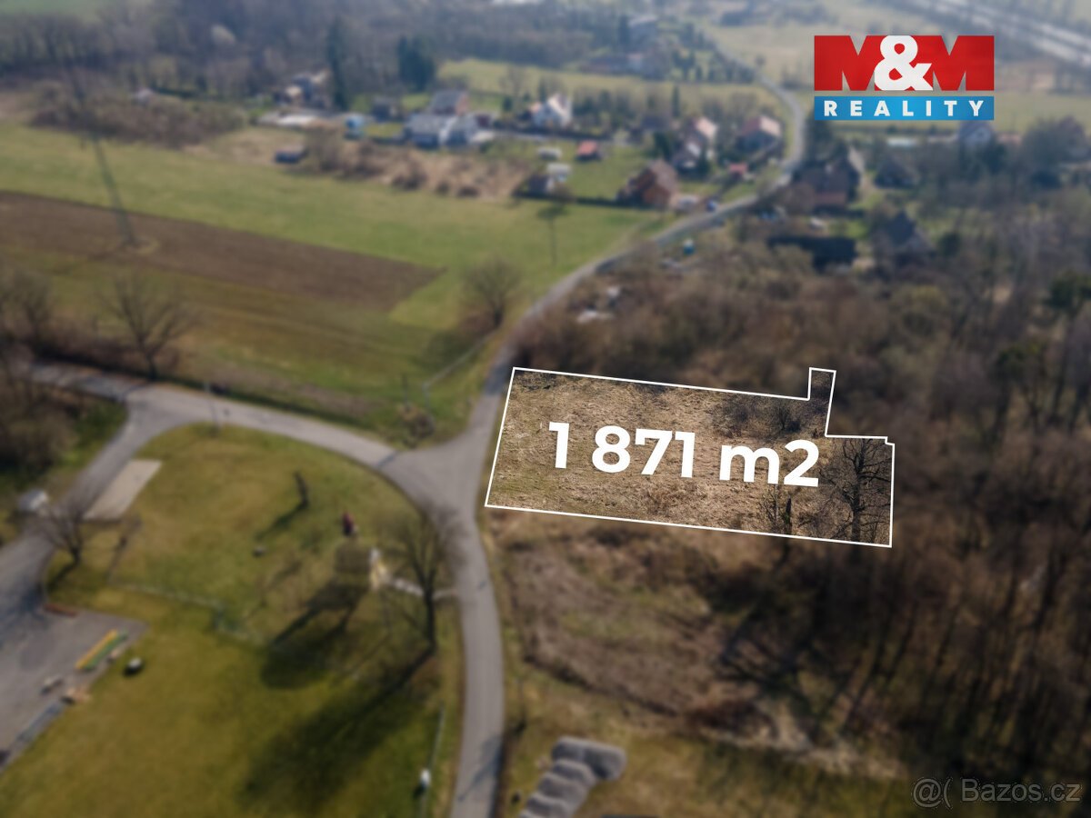 Prodej pozemku k bydlení, 1871 m², Ostrava