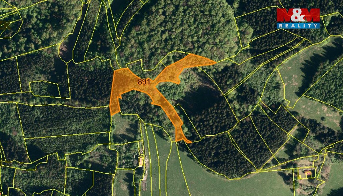 Prodej lesa, 10226 m², Lužná u Vsetína