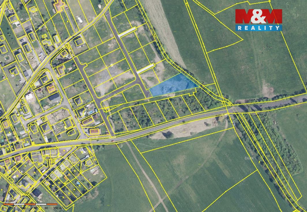 Prodej pozemku k bydlení, 2028 m², Krupka - Unčín