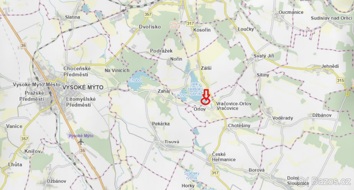 Prodej pozemků k.ú. Vračovice