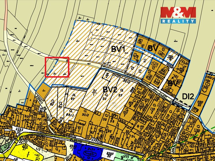 Prodej pozemku k bydlení, 653 m², Senožaty