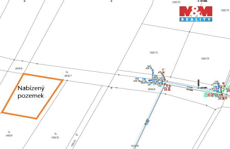 Prodej pozemku k bydlení, 653 m², Senožaty