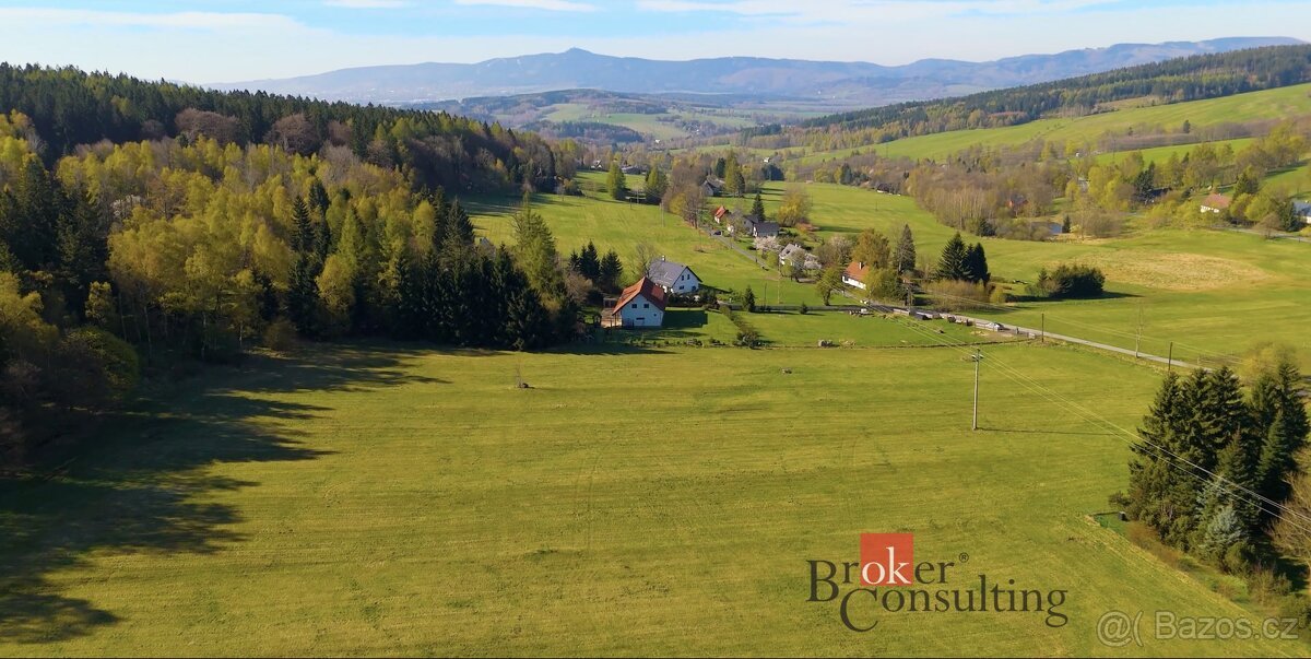 Prodej, pozemky/louka, 8717 m2, Albrechtice u Frýdlantu 166,
