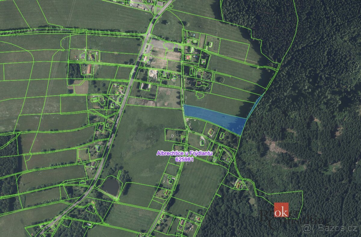 Prodej, pozemky/louka, 8717 m2, Albrechtice u Frýdlantu 166,