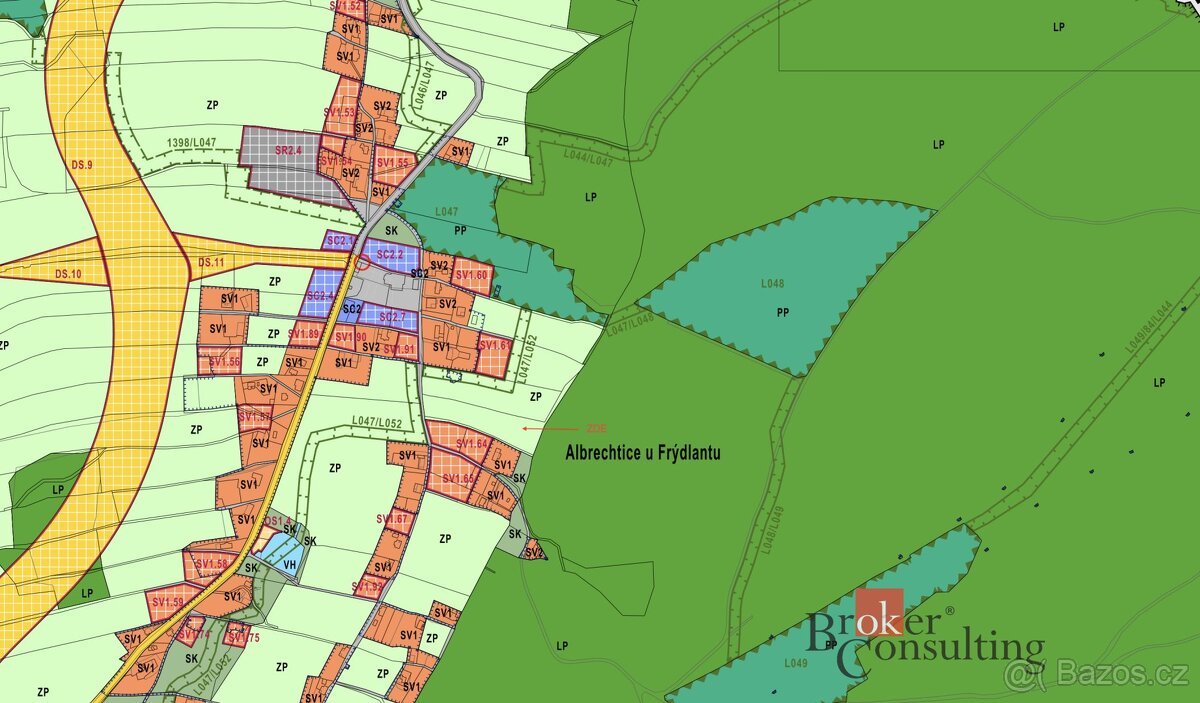 Prodej, pozemky/louka, 8717 m2, Albrechtice u Frýdlantu 166,