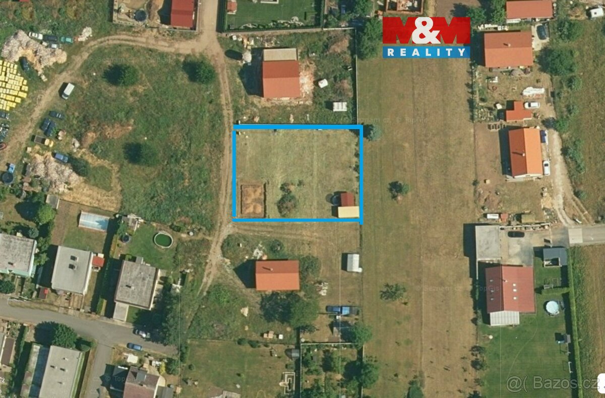 Prodej pozemku k bydlení, 996 m², Horní Beřkovice