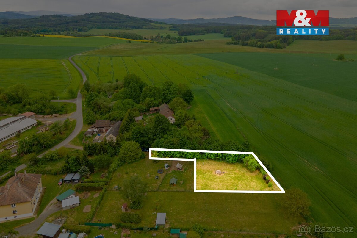 Prodej pozemku k bydlení, 1016 m², Hostouň - Přes