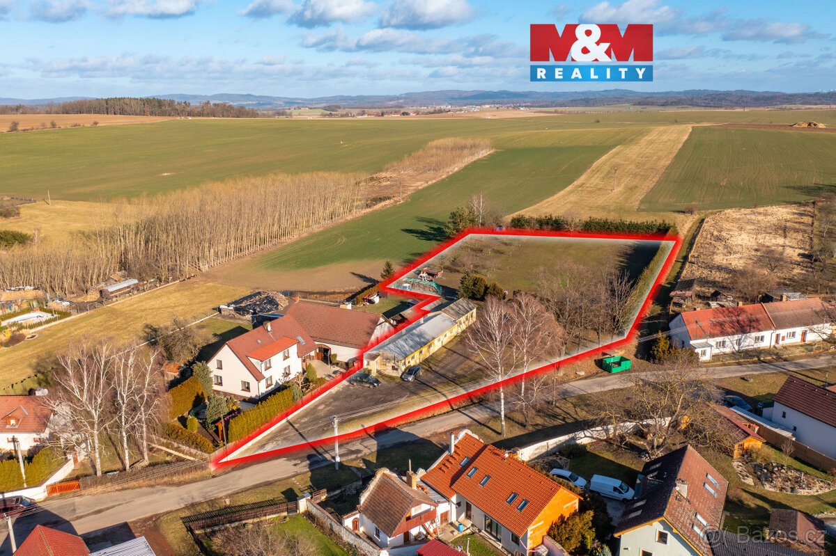 Prodej pozemku k bydlení, 5257 m², Vodňany - Křtětice