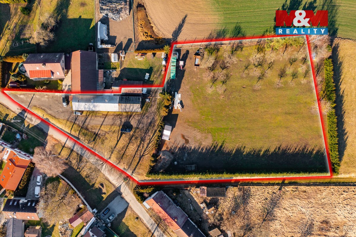 Prodej pozemku k bydlení, 5257 m², Vodňany - Křtětice