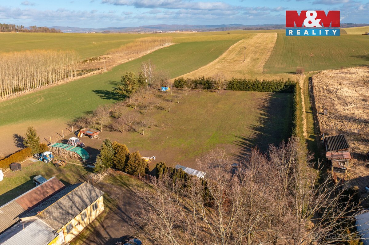 Prodej pozemku k bydlení, 5257 m², Vodňany - Křtětice